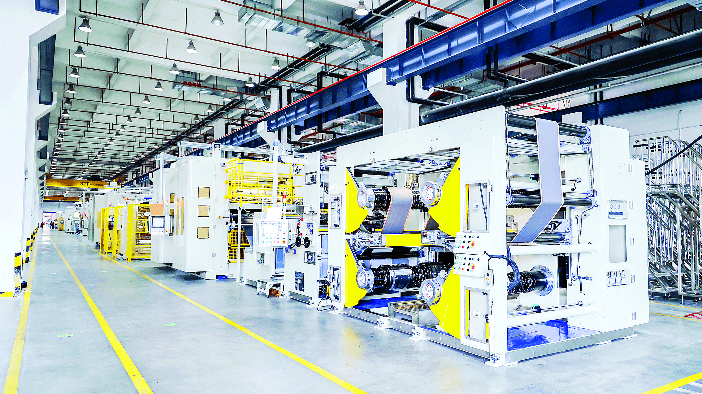 <p>    赢合科技智能化生产线。</p>