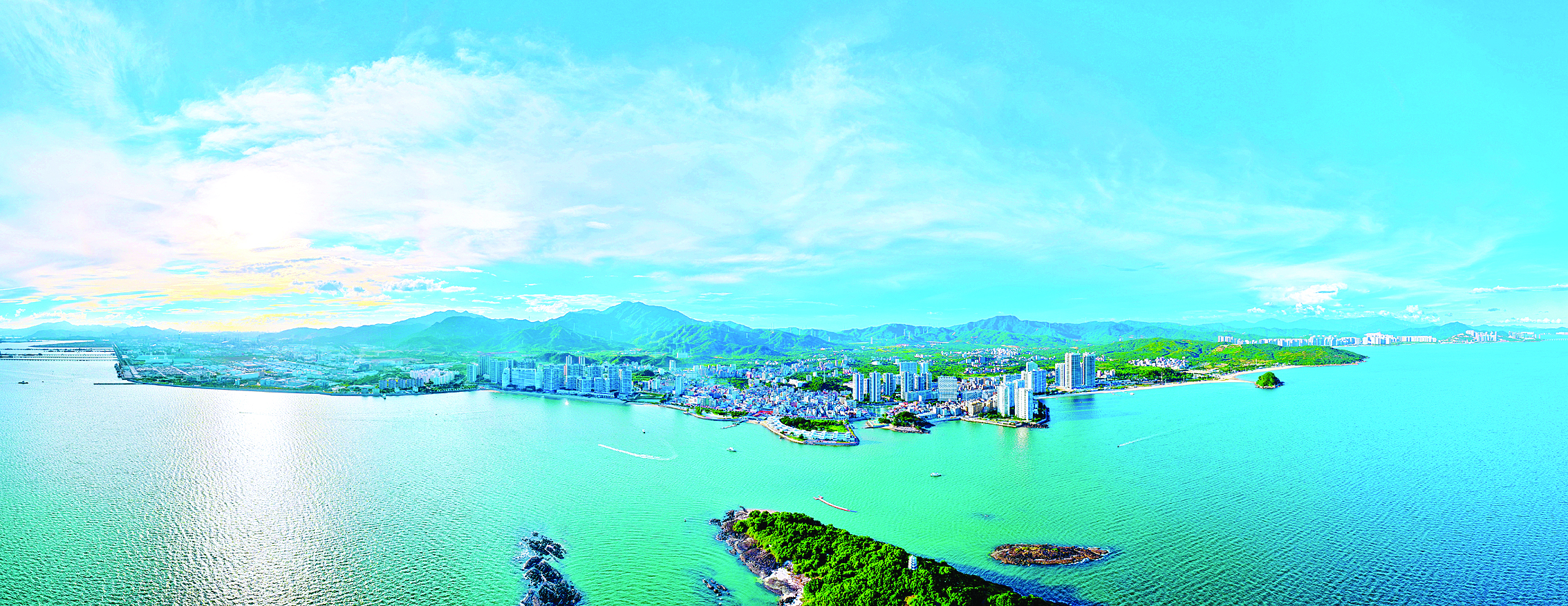     大亚湾霞涌滨海风光。  惠州日报记者谢伟鑫 摄