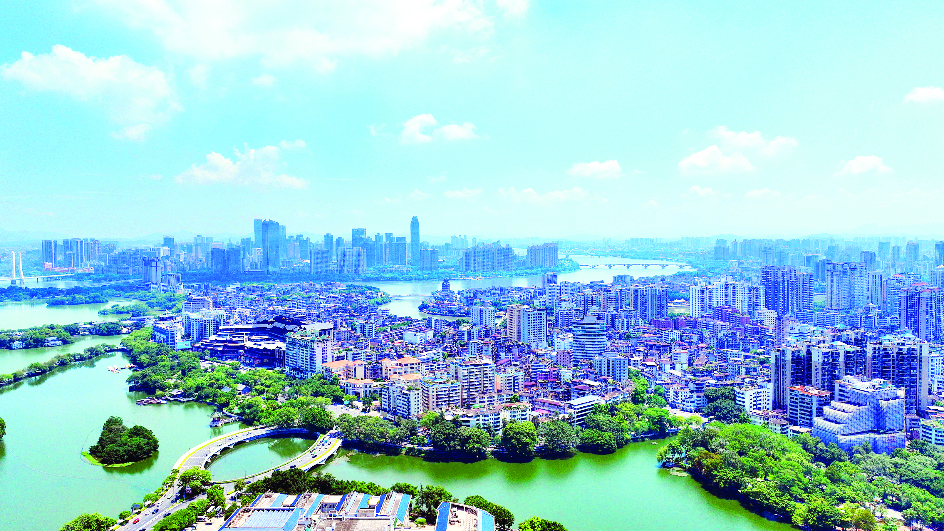     惠州城市发展日新月异。惠州日报记者张艺明 摄