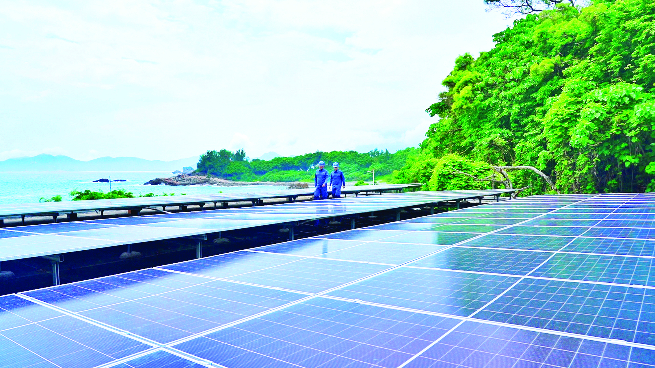 <p>    三门岛光伏发电。</p>