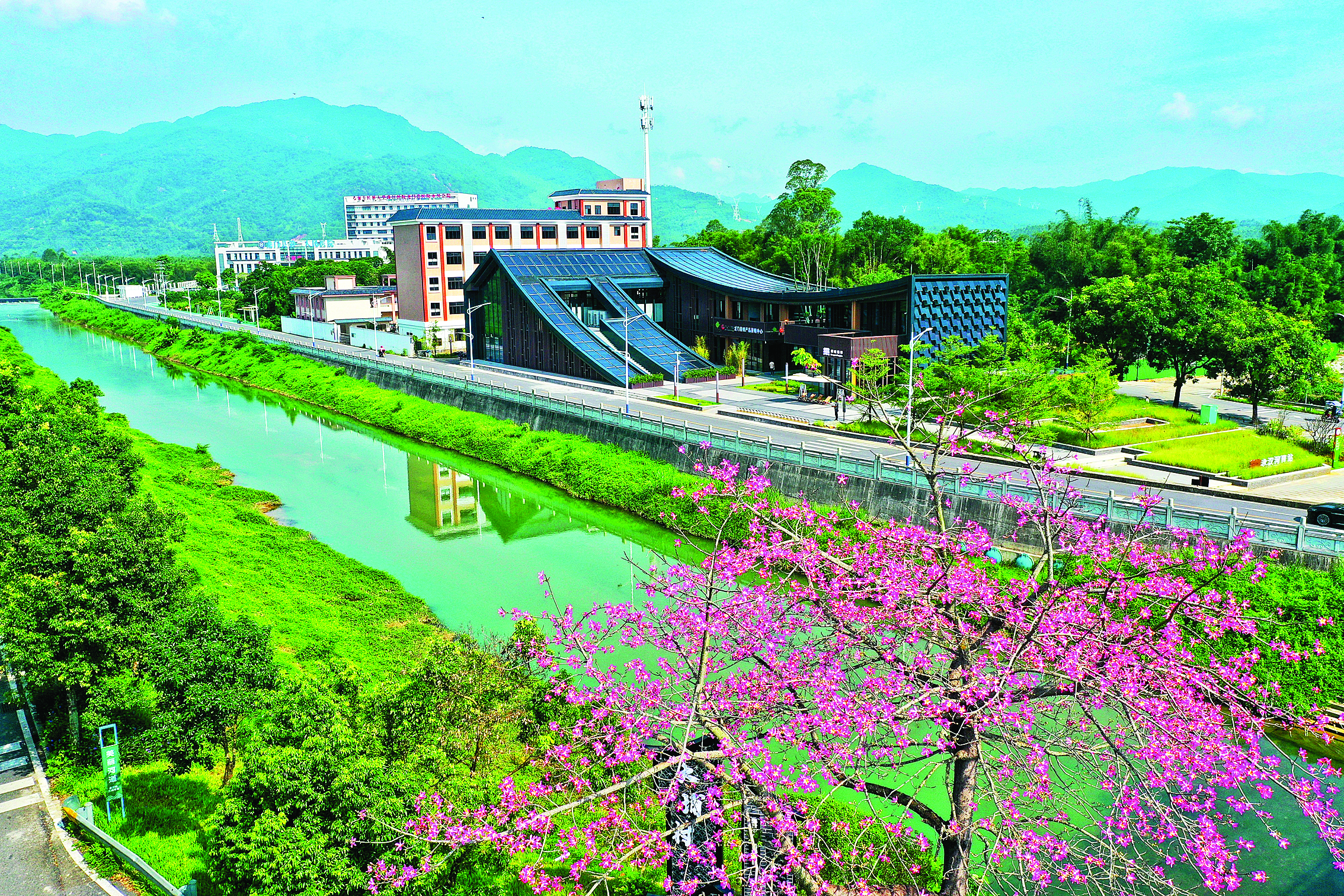     位于龙门县永汉镇的永汉河驿站。 惠州东江图片社供图