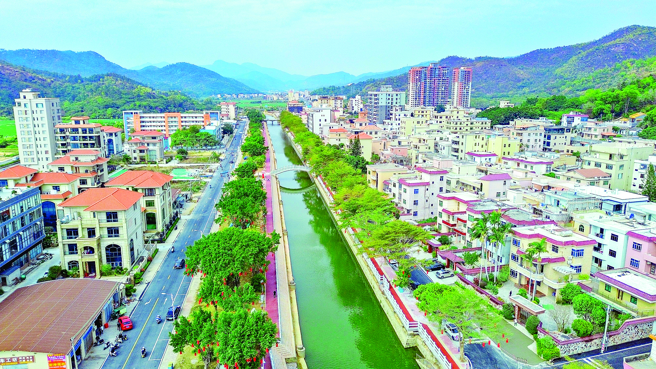     西门河河水翠绿。本组图片 惠州日报记者钟维杰 摄