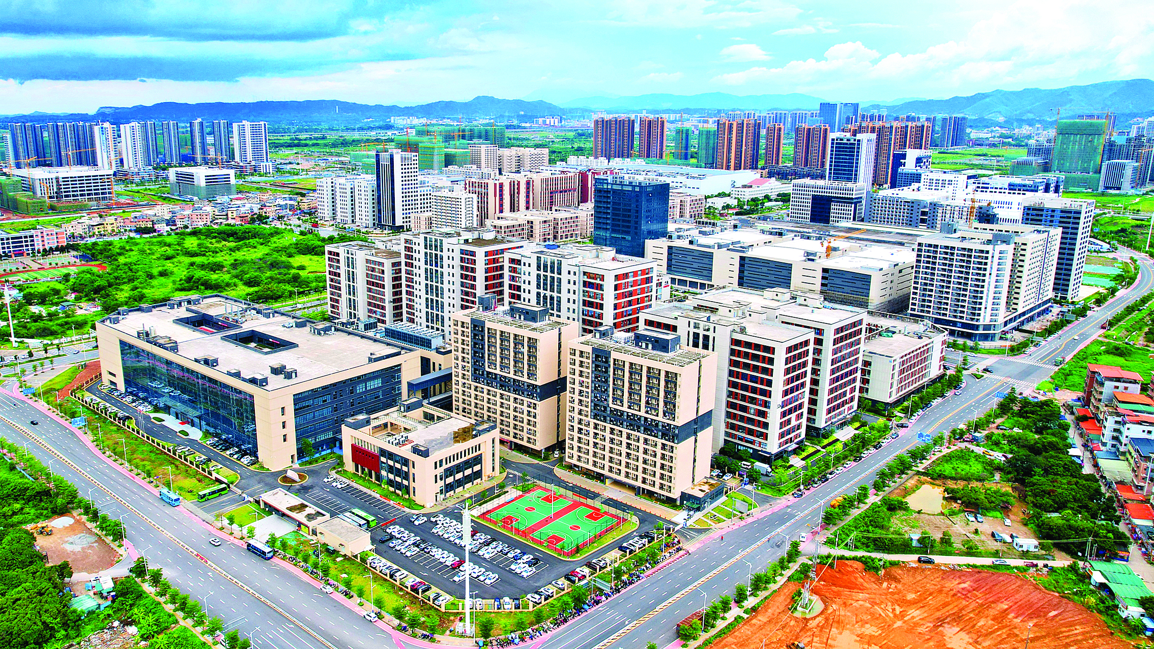 <p>    位于仲恺高新区的广东（仲恺）人工智能产业园。    惠州东江图片社供图</p>