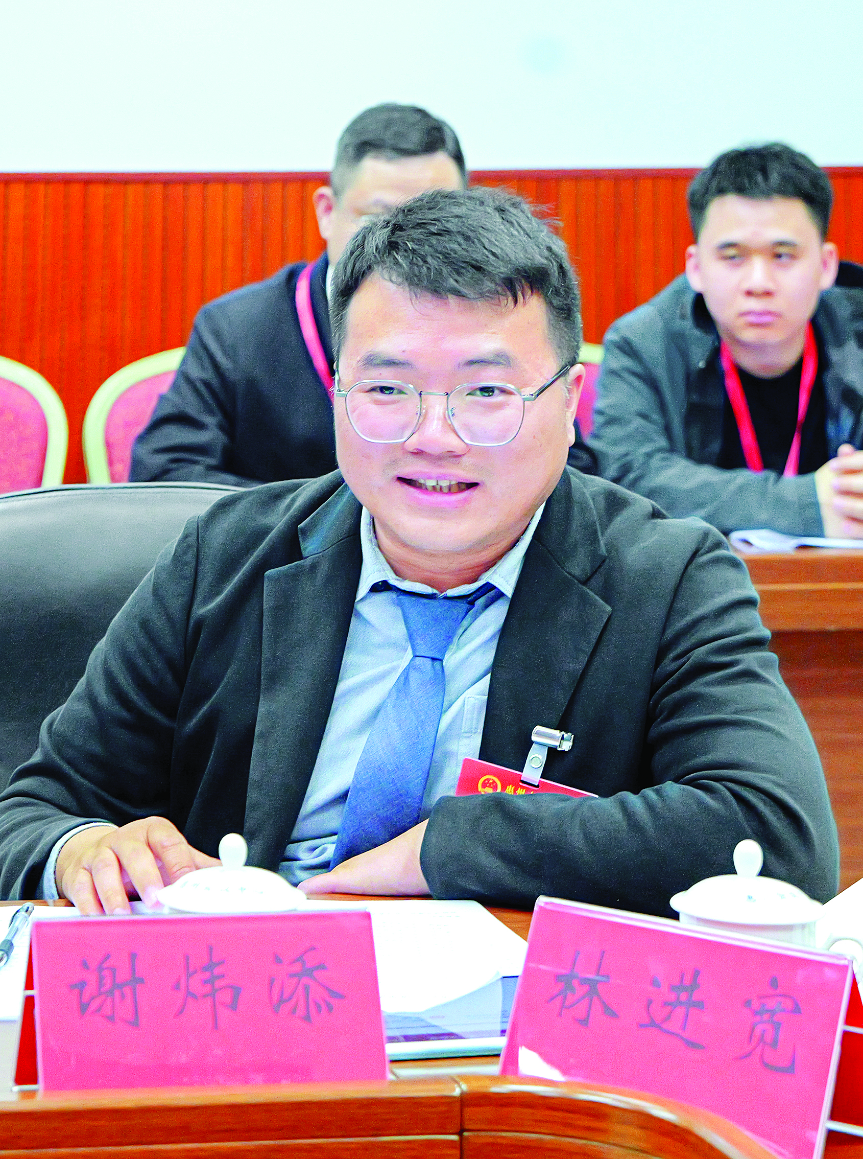     谢炜添。惠州日报记者汤渝杭 摄