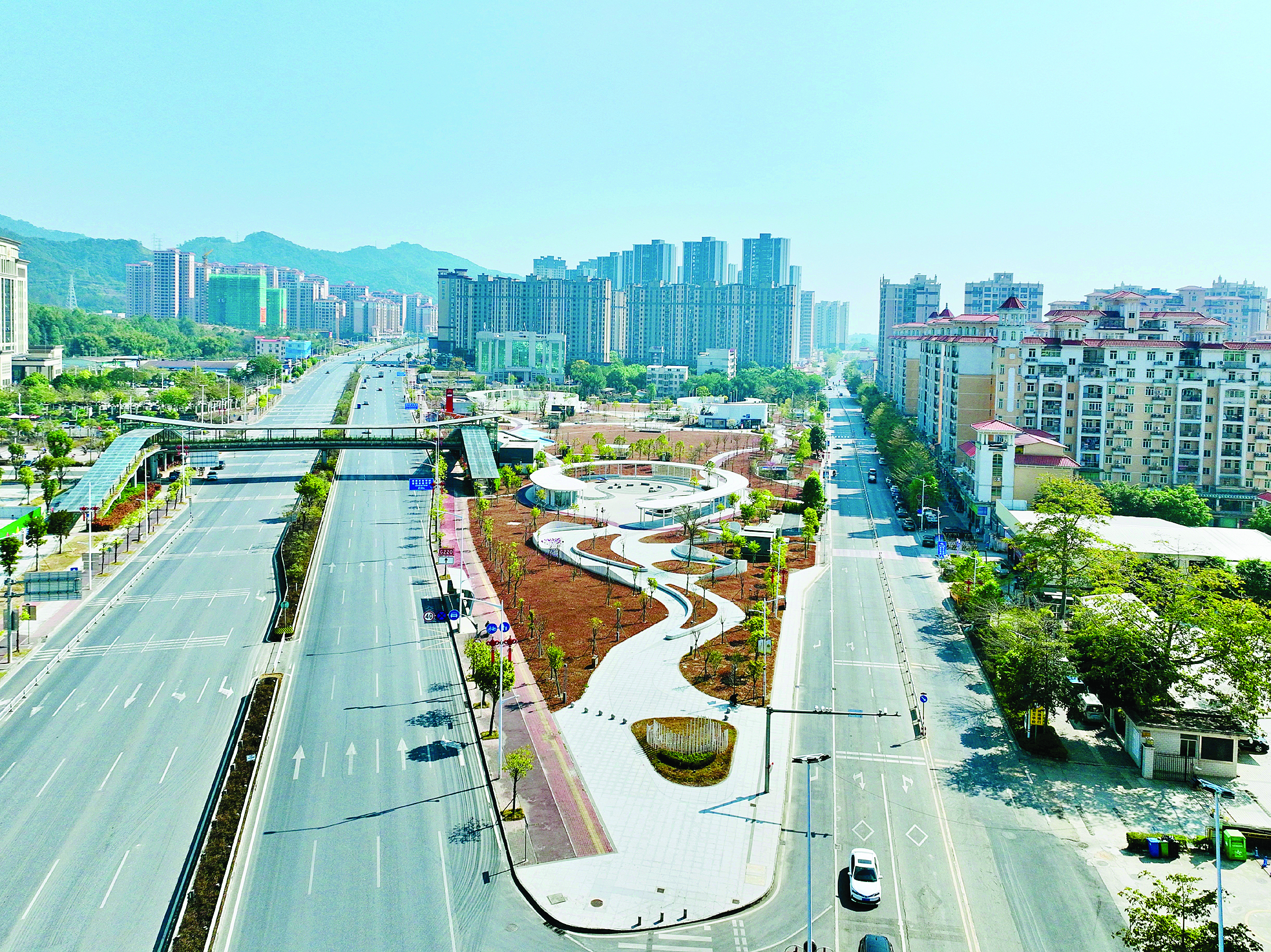     龙门发展日新月异。惠州日报记者汤渝杭 摄