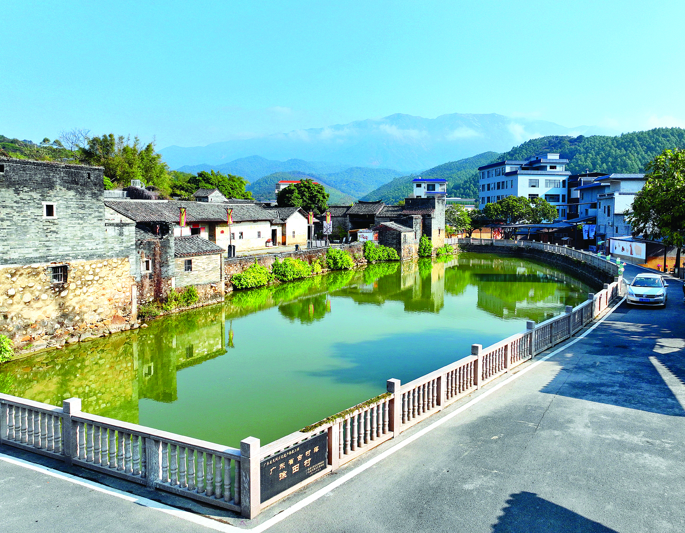     罗浮山下徐田村风光。惠州日报记者李苗 摄