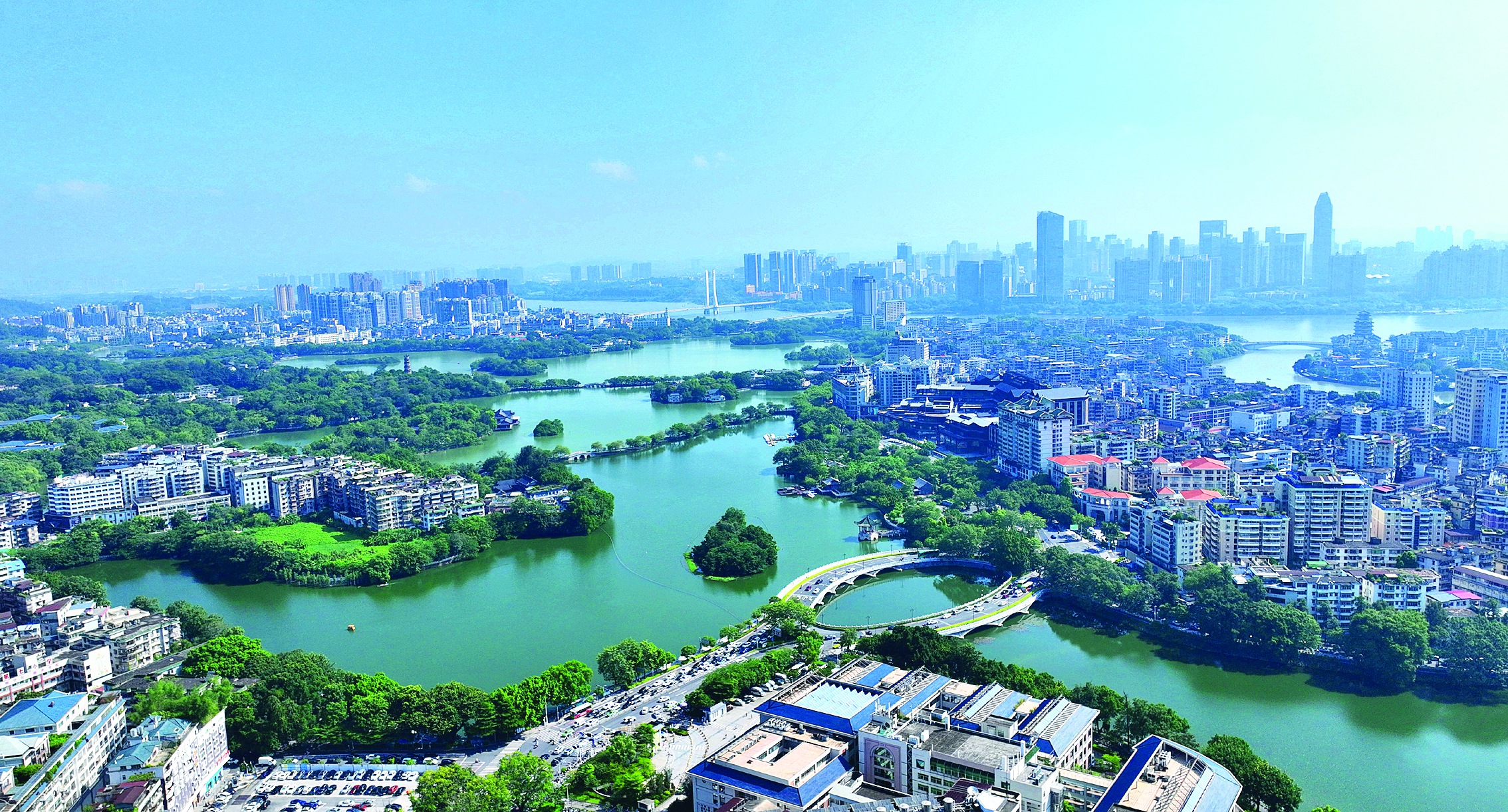     如诗如画的惠州西湖。惠州日报记者张艺明 摄