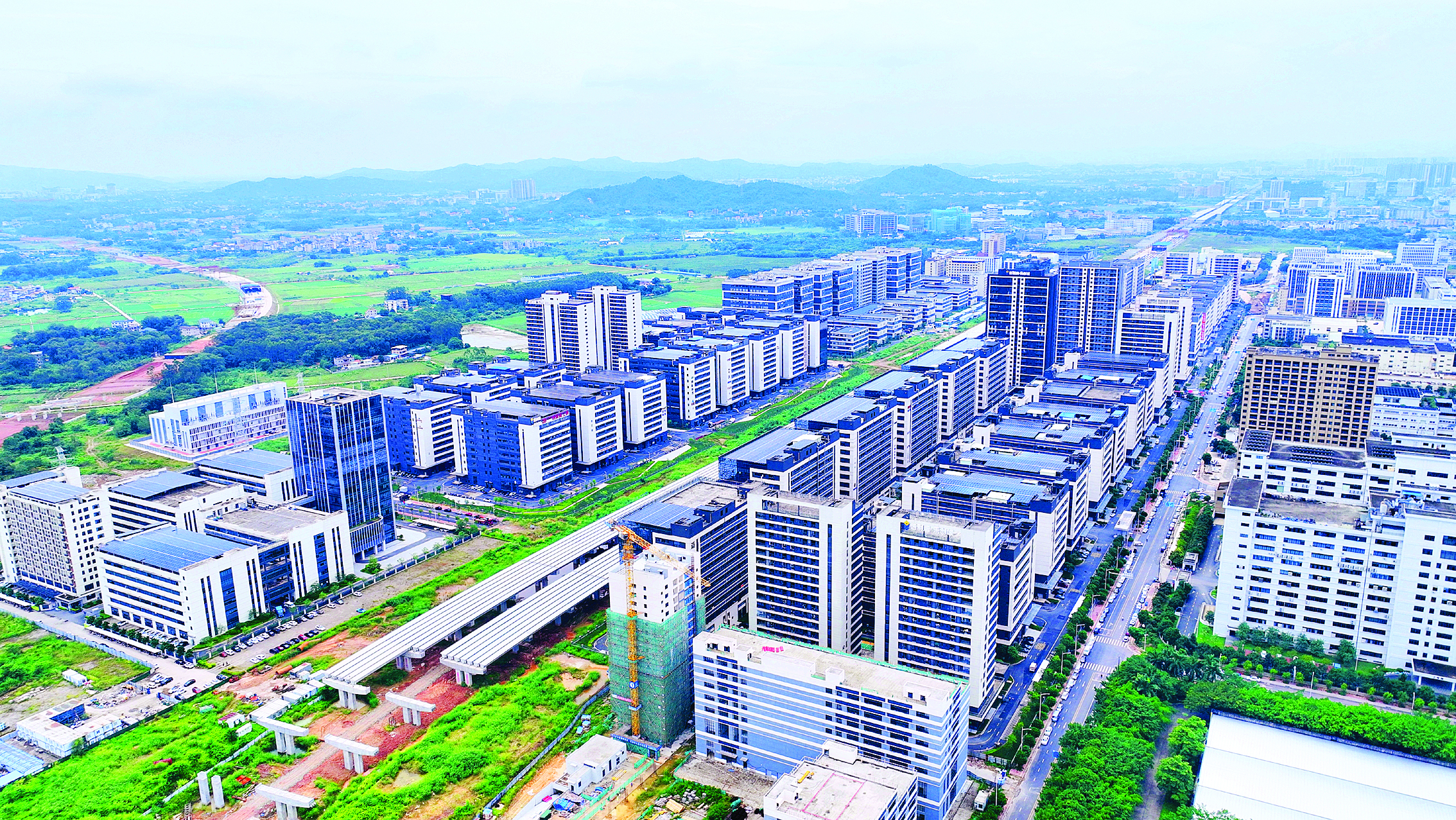     惠城高新区园区新貌。