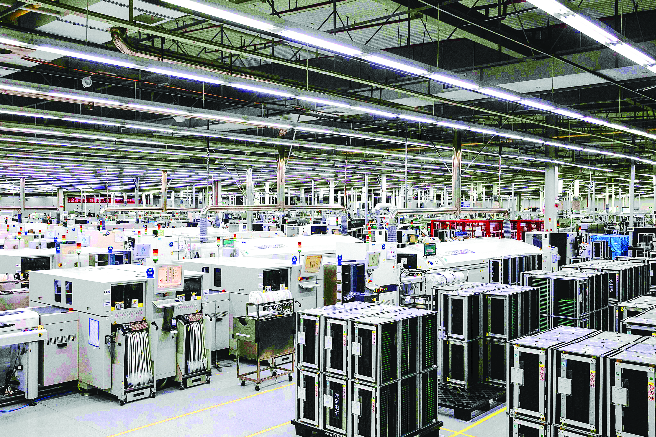     德赛西威自动化生产车间。惠州日报记者杨建业 哈鹏 摄