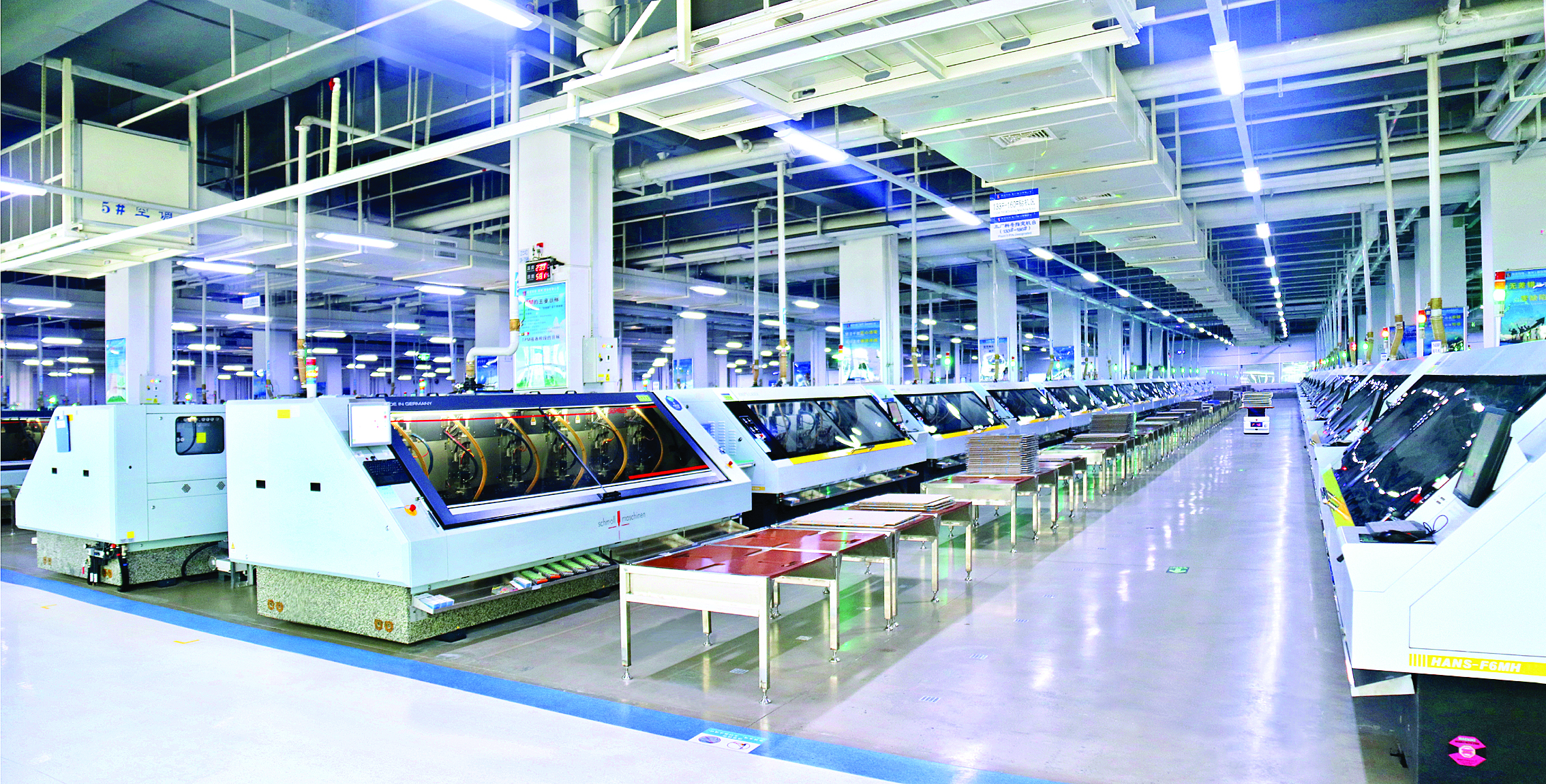     胜宏科技生产车间。惠州日报记者汤渝杭 摄