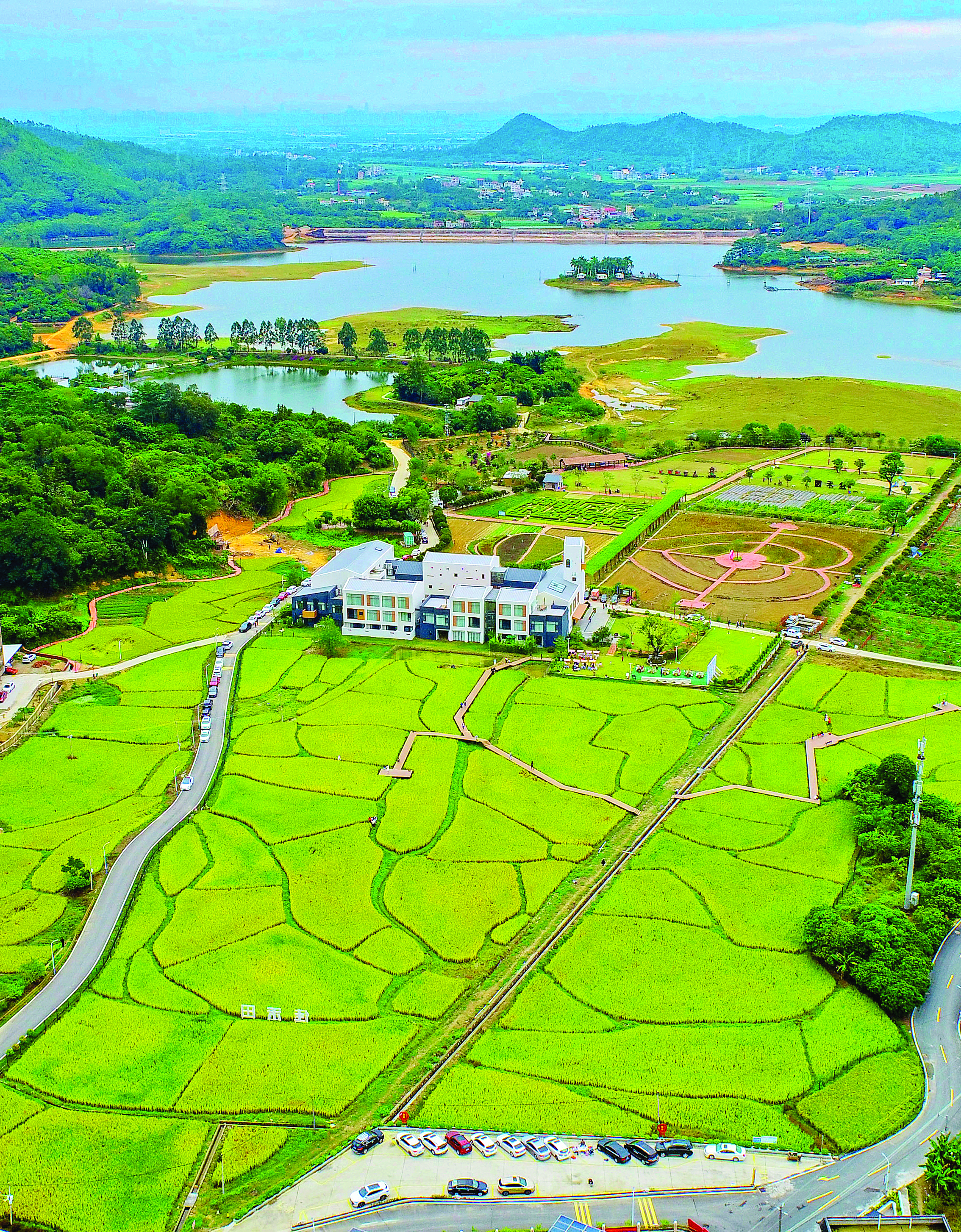     位于惠阳区良井镇黄洞村的寿昌湖旅游景区风景优美。惠州东江图片社供图