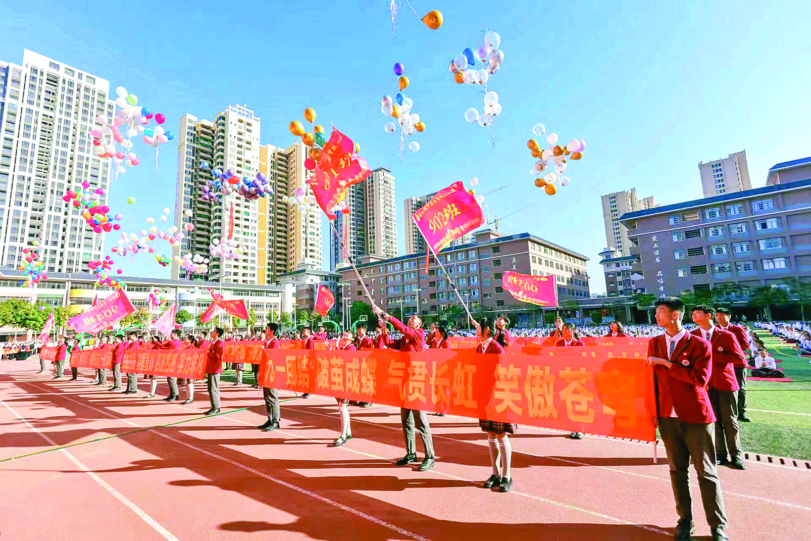     在博罗县启正学校，一大批学生从这里升入优质理想高中。