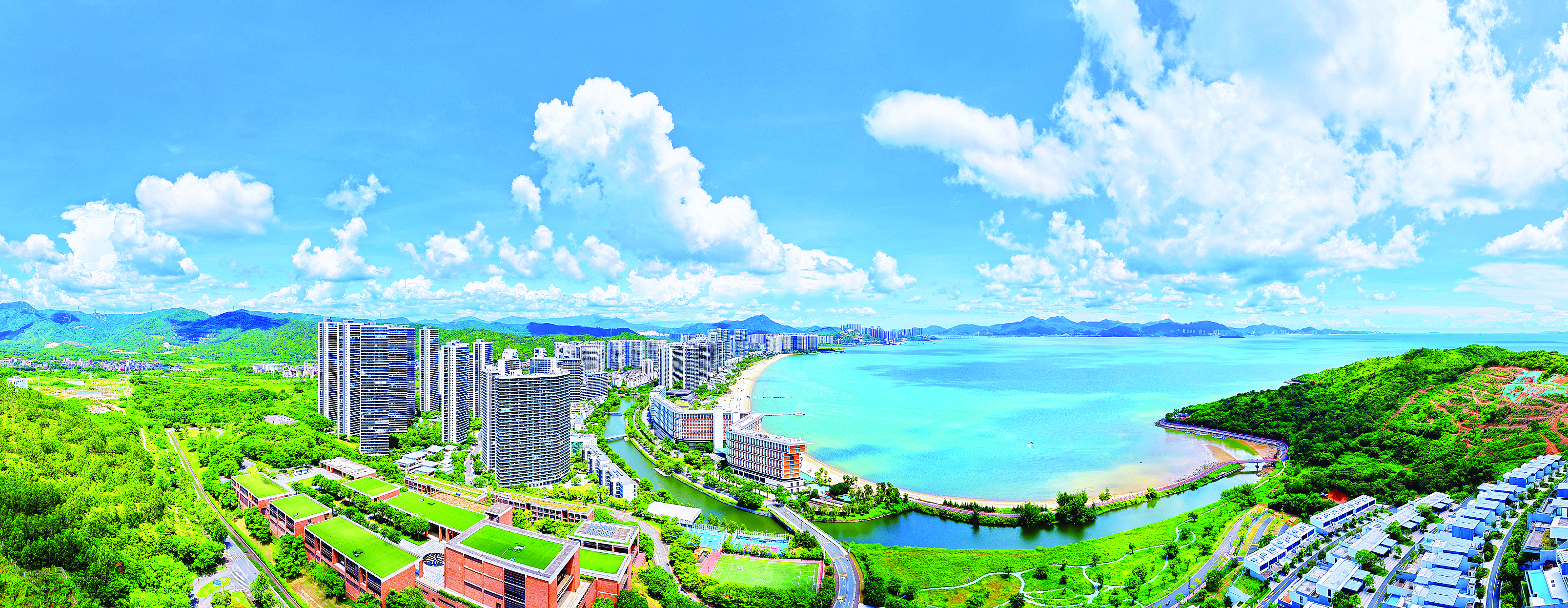     大亚湾小径湾吸引全国各地家庭前来定居。惠州日报记者谢伟鑫 摄