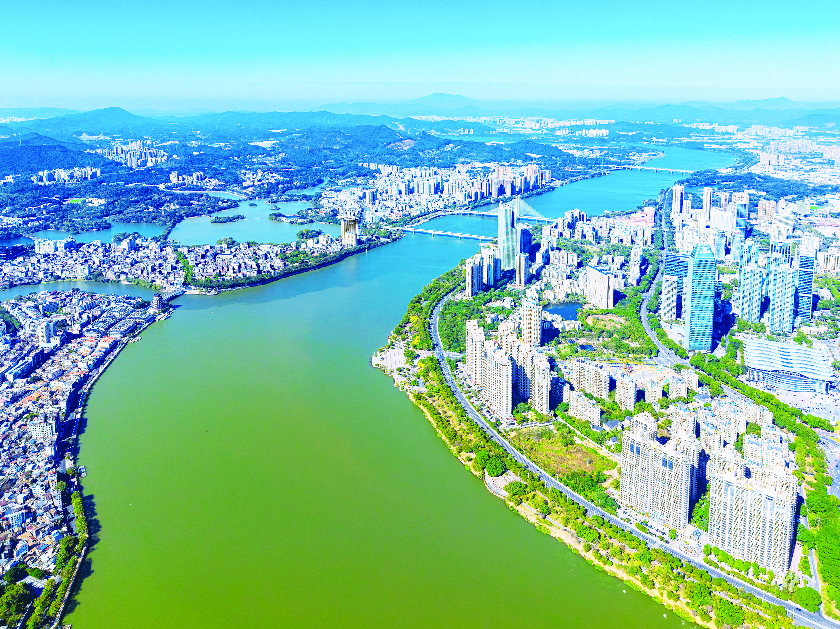     惠州城市风貌。