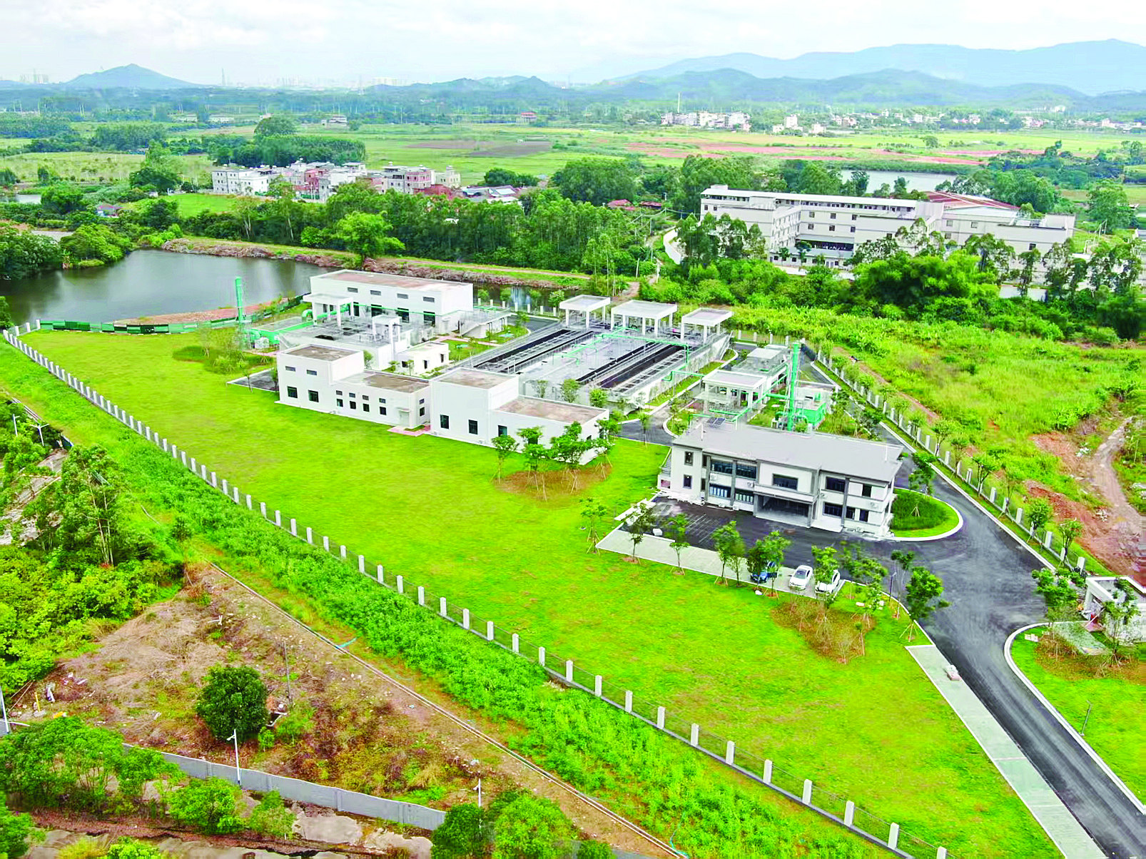     广和污水处理厂建成投用，进一步补齐仲恺基础设施短板。