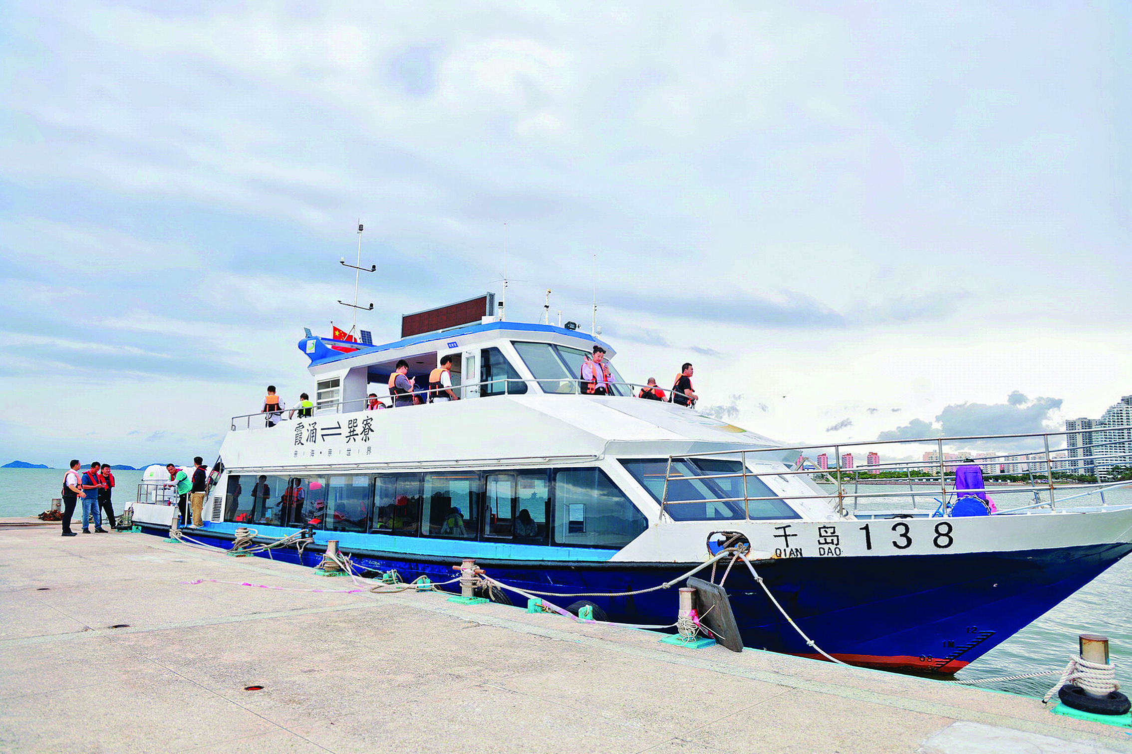    大亚湾霞涌至惠东巽寮海上旅游航线填补惠州海上旅游客运市场空白。