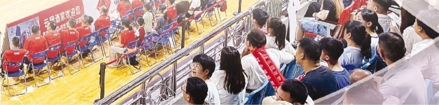     粤BA比赛现场。    本版图片 惠州日报记者张艺明 汤渝杭 肖泓 摄