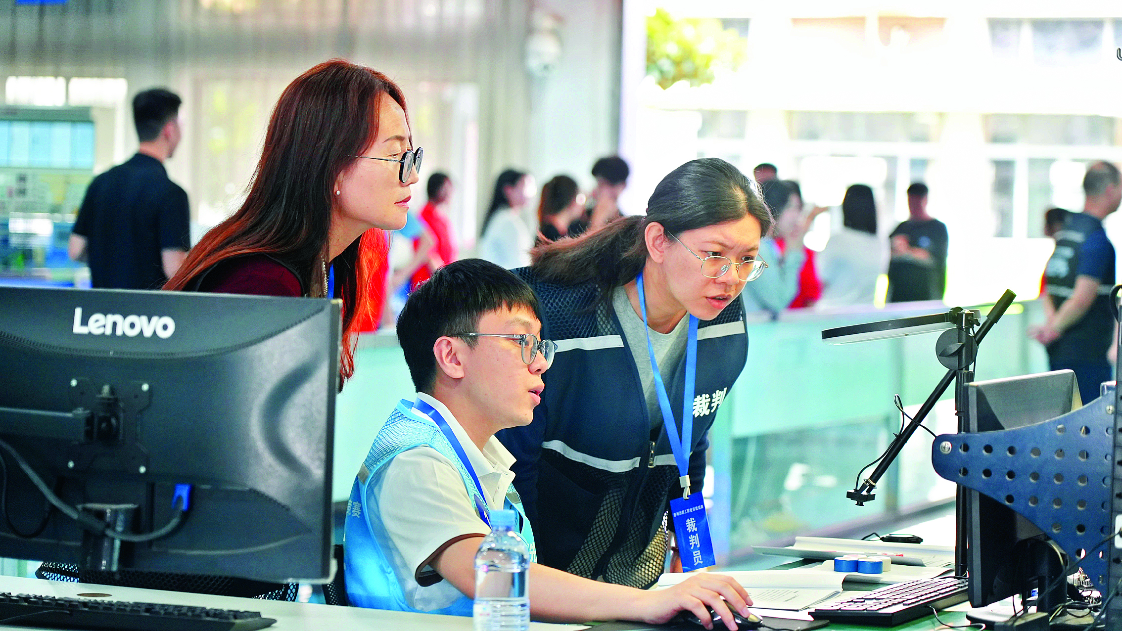     竞赛现场。  惠州日报记者张艺明 摄
